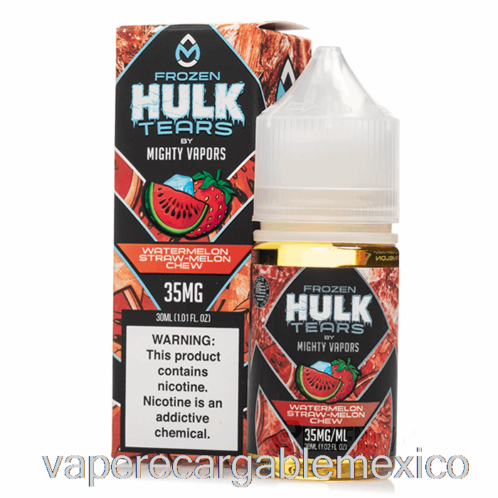 Vape Recargable Sandía Congelada Melón Masticable - Sales De Lágrimas De Hulk - 30ml 50mg